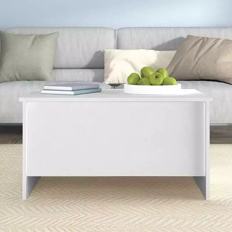 Table basse en bois composite blanc Table basse standard