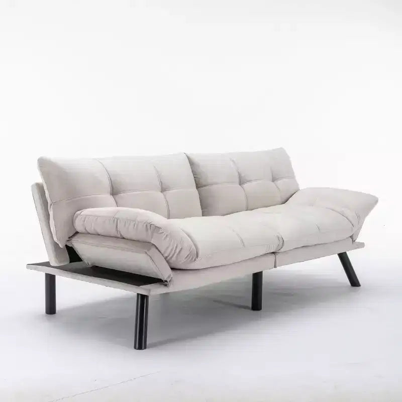 Canapé-lit convertible moderne Homy Casa avec dossier réglable et coussin moelleux, pour salon ou chambre d'amis
