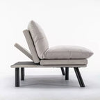 Canapé-lit convertible moderne Homy Casa avec dossier réglable et coussin moelleux, pour salon ou chambre d'amis