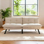 Canapé-lit convertible moderne Homy Casa avec dossier réglable et coussin moelleux, pour salon ou chambre d'amis