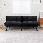 Canapé-lit convertible moderne Homy Casa avec dossier réglable et coussin moelleux, pour salon ou chambre d'amis