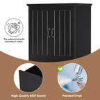 Meuble de salle de bain haut de 167 cm avec 2 paniers à linge basculants, 2 portes et étagères réglables, armoires de rangement de salle de bain autoportantes avec tiroir