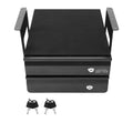 VEVOR 13 Wide Under Desk Drawer Slide Out, Under Table Pull-out Drawer Attachment, Hidden Desktop 2 Layer Storage Organizer, 14x13x10 in, Black