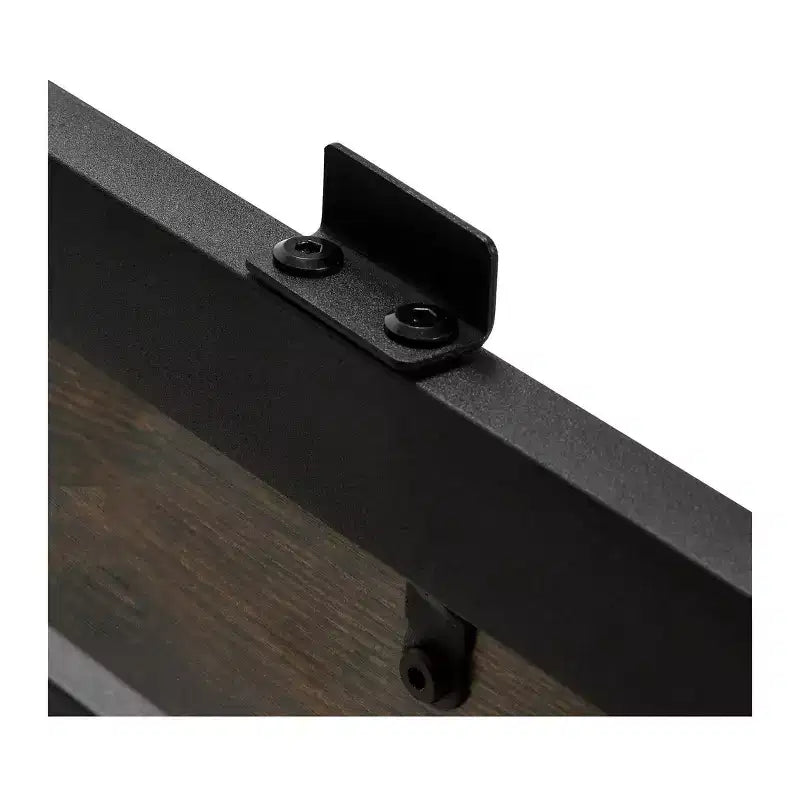 Cadre de lit en métal Queen Size avec tête de lit capitonnée, plateforme avec quatre tiroirs de rangement, support à lattes métalliques