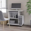 Computer Desk White Engineered wood Compact Pull-Out