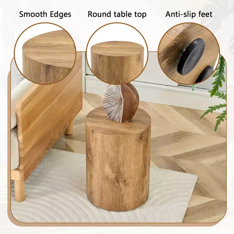 Table d'appoint ronde Table basse Table d'appoint de canapé Table centrale Table de cocktail Table d'appoint - ModernLuxe