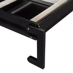 Lit escamotable Queen Size peu encombrant avec bureau, coiffeuse avec miroir et armoires - ModernLuxe