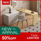 Tables de toilette escamotables, commodes, armoires de rangement Luck Live Mid-Century Modern en bois naturel