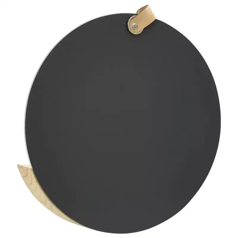 Miroir mural verre bois naturel, Bois de pin massif moyen