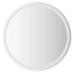 Miroir de salle de bain LED en verre transparent, 70 cm de diamètre