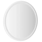 Miroir de salle de bain LED en verre transparent, 70 cm de diamètre