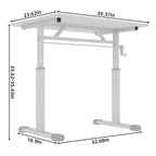 Okak Bureau réglable en hauteur de 100 cm, table d'ordinateur polyvalente, bureau d'écriture pour salon, bureau, salle de classe