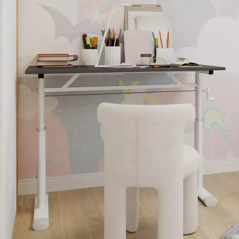 Okak Bureau réglable en hauteur de 100 cm, table d'ordinateur polyvalente, bureau d'écriture pour salon, bureau, salle de classe