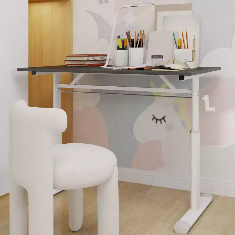 Okak Bureau réglable en hauteur de 100 cm, table d'ordinateur polyvalente, bureau d'écriture pour salon, bureau, salle de classe