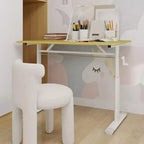 Okak Bureau réglable en hauteur de 100 cm, table d'ordinateur polyvalente, bureau d'écriture pour salon, bureau, salle de classe