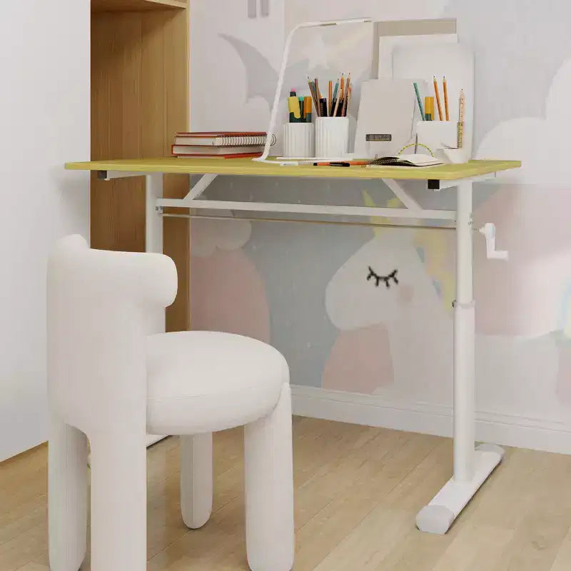 Okak Bureau réglable en hauteur de 100 cm, table d'ordinateur polyvalente, bureau d'écriture pour salon, bureau, salle de classe
