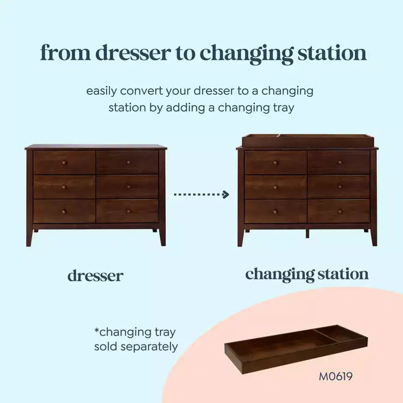 Commode 6 tiroirs Morgan Carter's by daVinci