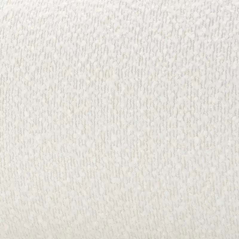 Lit plateforme Queen/King size, cadre de lit rembourré en tissu bouclé avec tête de lit incurvée - ModernLuxe