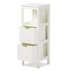 Armoires de rangement utilitaires en bois HomeStock de 36 po H et 24 po L avec 2 portes et 2 étagères