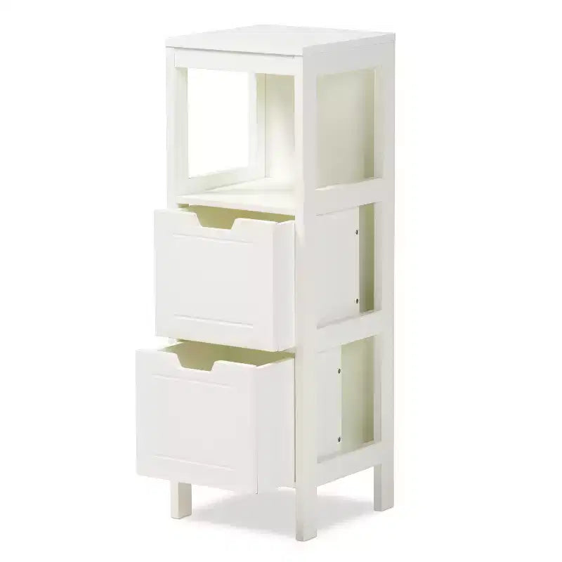 Armoires de rangement utilitaires en bois HomeStock de 36 po H et 24 po L avec 2 portes et 2 étagères