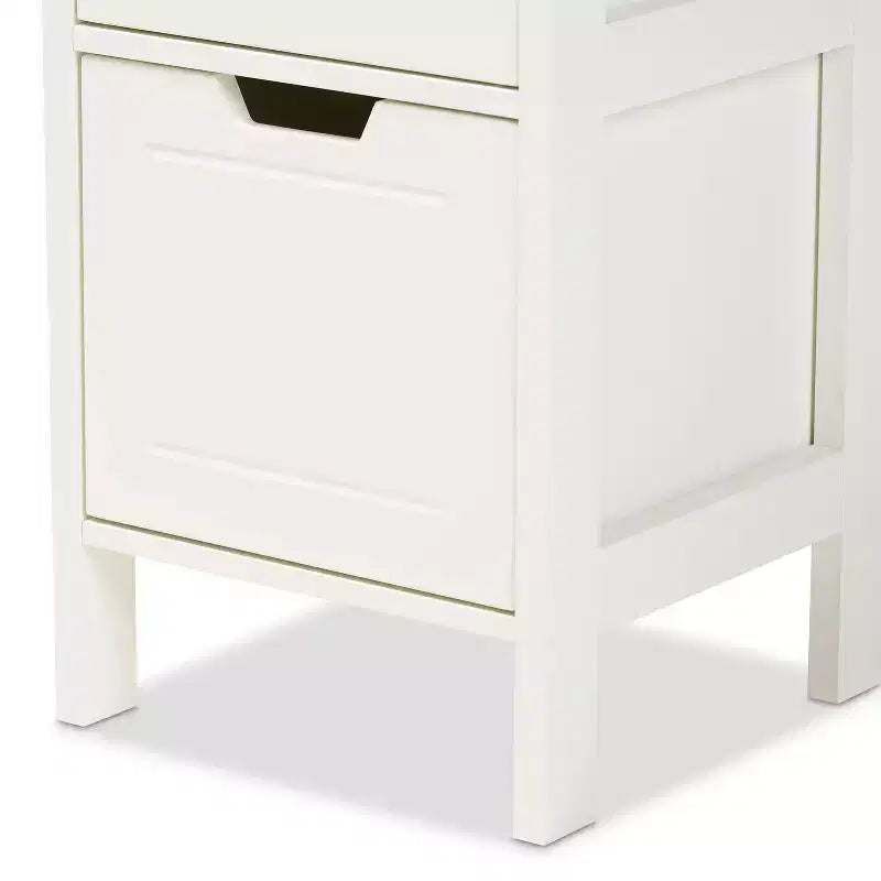 Armoires de rangement utilitaires en bois HomeStock de 36 po H et 24 po L avec 2 portes et 2 étagères