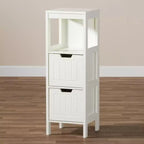 Armoires de rangement utilitaires en bois HomeStock de 36 po H et 24 po L avec 2 portes et 2 étagères