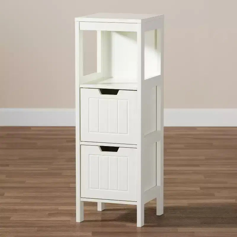 Armoires de rangement utilitaires en bois HomeStock de 36 po H et 24 po L avec 2 portes et 2 étagères