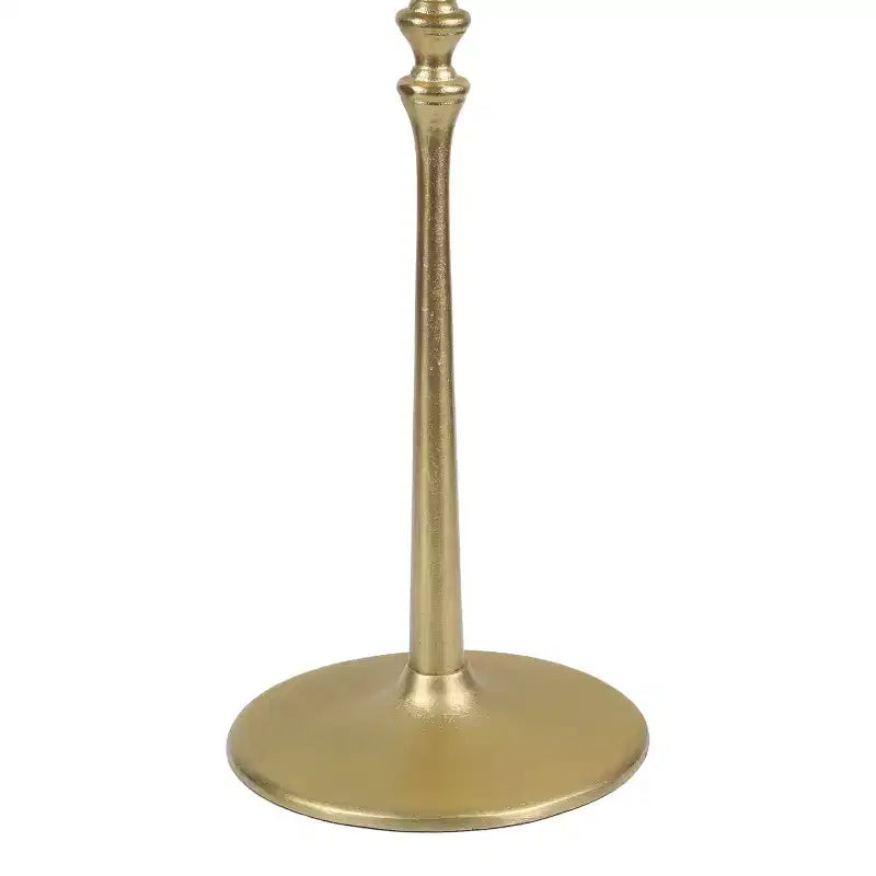 JONATHAN Y Lulu Table d'appoint décorative ronde en métal de style Art déco classique de 49,5 cm