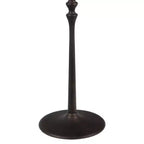 JONATHAN Y Lulu Table d'appoint décorative ronde en métal de style Art déco classique de 49,5 cm