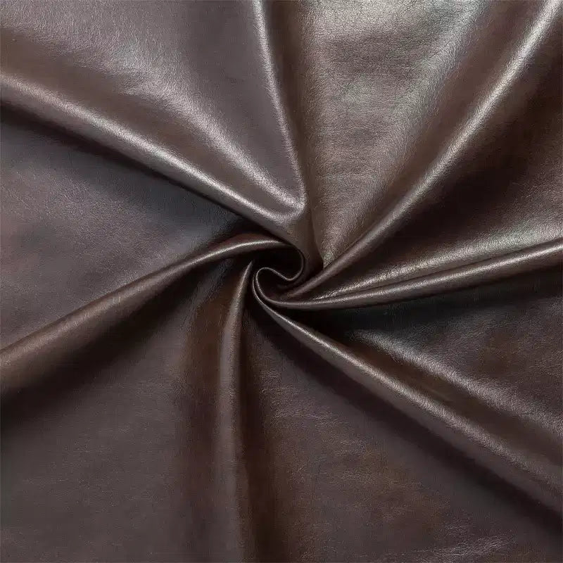 Banc Ottomane Furniliving 44 pouces pour Chambre à Coucher, Rembourré en Faux Cuir avec Pieds en Bois pour Salon/Chambre à Coucher/Entrée