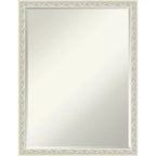 Miroir mural de salle de bain Amanti Art Bethany, encadré de bois biseauté d'un demi-pouce