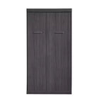 Lit escamotable avec armoire et tiroirs, lits armoire escamotables pour chambre d'amis et bureau, gris