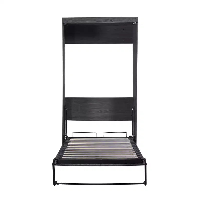 Lit escamotable avec armoire et tiroirs, lits armoire escamotables pour chambre d'amis et bureau, gris