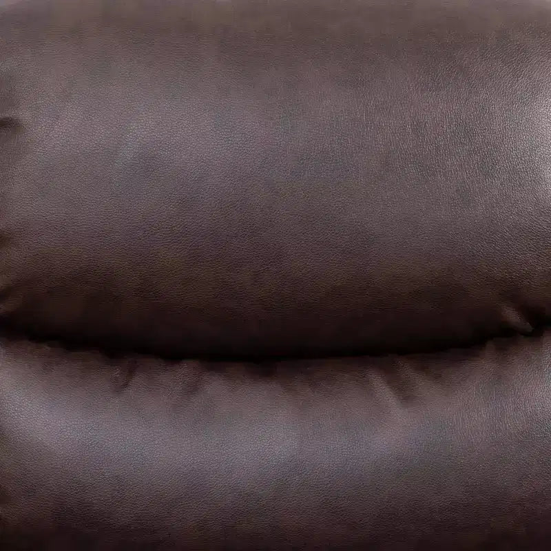 MAYEERTY Fauteuil inclinable en similicuir, Fauteuil relax à dossier réglable pour salon, Marron