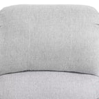 MAYEERTY Causeuse inclinable, Fauteuil inclinable 2 places en tissu résistant à l'usure avec rangement et porte-gobelets pour salon, Gris
