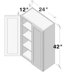 Armoire murale de cuisine CASAINC L24x P12x H42
