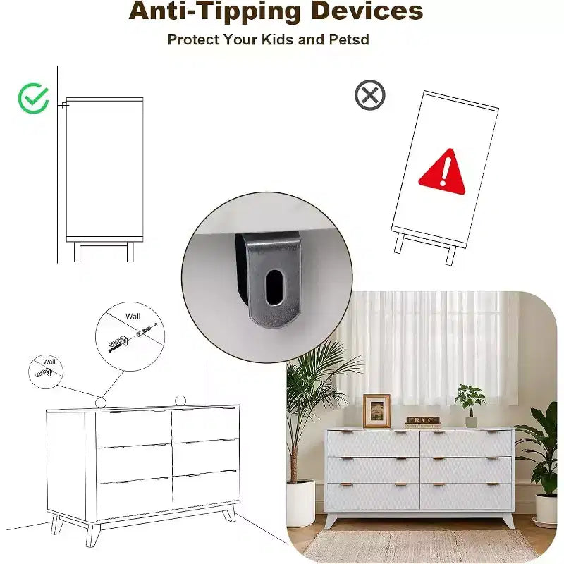 Tiroirs de rangement, commode six tiroirs de 137 cm, coiffeuse de chambre à coucher avec plateau en imitation marbre pour chambre à coucher, salon, entrée