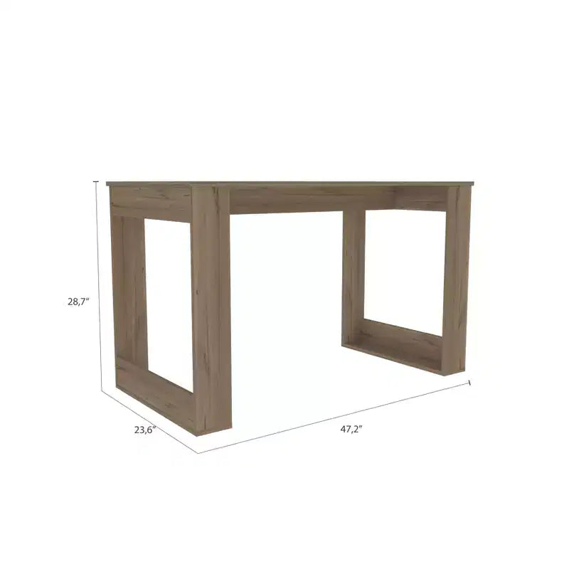 GDFStudio Aurora Bureau d'ordinateur en bois industriel