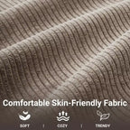 Fauteuil inclinable GustoWave, Fauteuil à bascule pivotant à 360° pour adultes avec dossier et repose-pieds réglables, Fauteuil confortable en velours côtelé, Rose