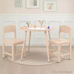 Table de salle à manger ronde moderne du milieu du siècle Best Choice Products, 35,5 po, dinette pour la maison ou la cuisine avec pieds en acier au fini bois