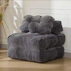 Canapé-lit pliant polyvalent avec oreiller intégré | Fauteuil convertible pour salon, chambre d'étudiant | Lavable en machine et portable