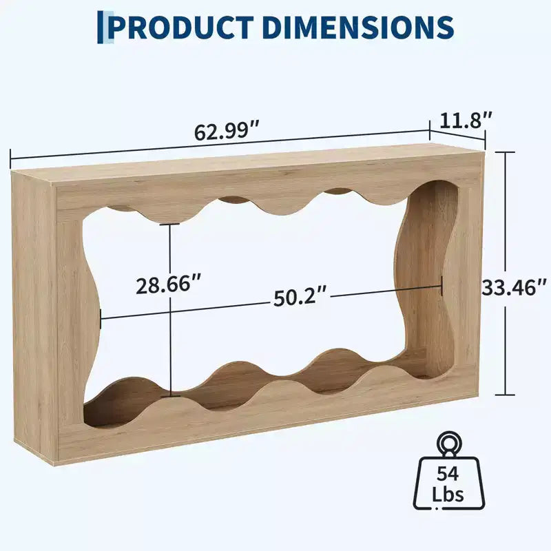 Console de ferme avec rangement, Table de canapé étroite pour couloir, salon, Table d'appoint industrielle en bois, Support de table d'entrée robuste