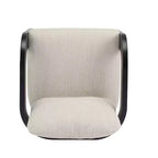 Okak Chaises de salle à manger modernes et élégantes pour cuisine, lot de 2 chaises de salle à manger rembourrées en tissu bouclé.