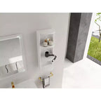 Étagères d'angle de salle de bain à 3 niveaux, support de rangement mural 12 avec étagères pour sèche-cheveux, organisateur d'armoire latérale, étagère d'angle en bois pour la décoration des petits espaces