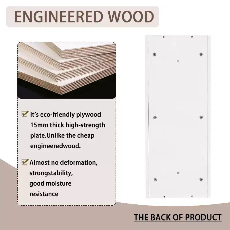 Étagères d'angle de salle de bain à 3 niveaux, support de rangement mural 12 avec étagères pour sèche-cheveux, organisateur d'armoire latérale, étagère d'angle en bois pour la décoration des petits espaces