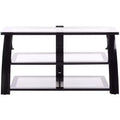 Aiden 3-in-1 Flat Panel Media TV Stand - Black - SEI