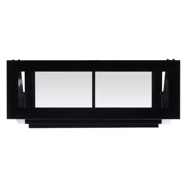 Meuble télé multimédia à panneau plat 3-en-1 Aiden - Noir - SEI