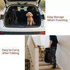 Poussette pour petits chiens et chats, poussette pliable légère pour animaux de compagnie avec roues anti-vibrations à 360°, panier de rangement et auvent pare-soleil