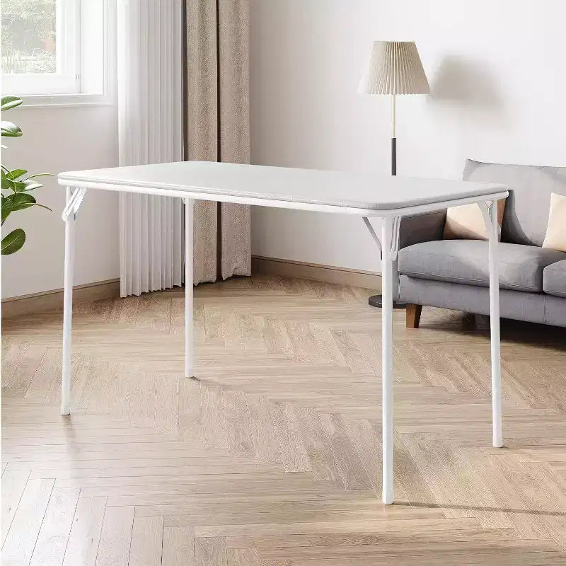 Table pliante, Bureaux de jeu, Tables pliantes robustes en cuir PU, Bureau de travail moderne et simple pour la maison et le bureau, Bureau de jeu