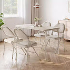 Table pliante, Bureaux de jeu, Tables pliantes robustes en cuir PU, Bureau de travail moderne et simple pour la maison et le bureau, Bureau de jeu